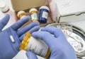 Nurse preparing hospital medication, conceptual image Royalty Free Stock Photo