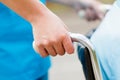 Nurse Pushing Wheelchair