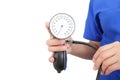 Nurse ready to Blood pressure measuring