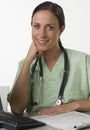 Nurse scrubs Royalty Free Stock Photo