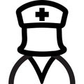 Nurse sign image icon