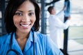 Nurse smiling at the camera Royalty Free Stock Photo