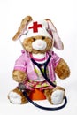 Nurse stuffed rabbit
