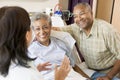 Nurse Talking To Senior Couple Royalty Free Stock Photo