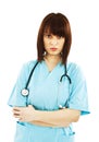 Nurse / young doctor portrait. Royalty Free Stock Photo