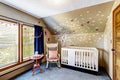 Nursery room with murals