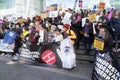 Nurses on strike at University College Hospital - London, UK.