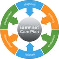 Nursing Care Plan Word Circle Concept