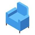 Nursing home armchair icon, isometric style Royalty Free Stock Photo