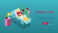 Nursing Home Isometric Banner