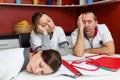 Nursing staff suffering from burnout Royalty Free Stock Photo