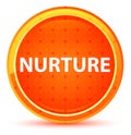 Nurture Natural Orange Round Button