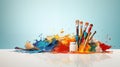 Nurturing aspiring artists with offering of art supplies.AI Generated