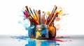 Nurturing aspiring artists with offering of art supplies.AI Generated