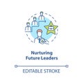 Nurturing future leaders concept icon Royalty Free Stock Photo