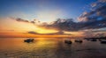 Nusa Dua Beach Sunrise Royalty Free Stock Photo