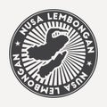 Nusa Lembongan round logo..