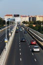 Nuselsky bridge Royalty Free Stock Photo