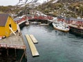 Nusfjord harbor, Lofoten, Norway Royalty Free Stock Photo