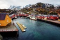 Nusfjord Norway Lofoten Islands Royalty Free Stock Photo