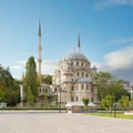 Nusretiye imperial Ottoman Mosque, commissioned by Sultan Mahmut II, located in Tophane district, Istanbul, Turkey Royalty Free Stock Photo