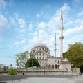 Nusretiye imperial Ottoman Mosque, commissioned by Sultan Mahmut II, located in Tophane district, Istanbul, Turkey Royalty Free Stock Photo