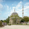 Nusretiye imperial Ottoman Mosque, commissioned by Sultan Mahmut II, located in Tophane district, Istanbul, Turkey Royalty Free Stock Photo