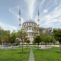 Nusretiye imperial Ottoman Mosque, commissioned by Sultan Mahmut II, located in Tophane district, Istanbul, Turkey Royalty Free Stock Photo