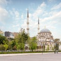 Nusretiye imperial Ottoman Mosque, commissioned by Sultan Mahmut II, located in Tophane district, Istanbul, Turkey Royalty Free Stock Photo