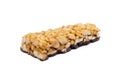 Nut bar with chocolate Royalty Free Stock Photo