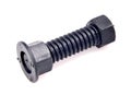 Nut bolt macro Royalty Free Stock Photo