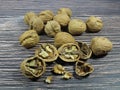 Nut fruit dried fiber natural fiber walnut shell health good seed