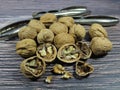 Nut fruit dried fiber natural fiber walnut shell health good seed