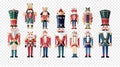 Nutcracker set illustration Royalty Free Stock Photo