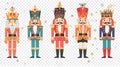 Nutcracker set illustration Royalty Free Stock Photo