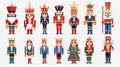 Nutcracker set illustration Royalty Free Stock Photo