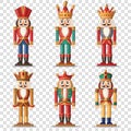Nutcracker set illustration Royalty Free Stock Photo