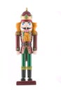 Nutcracker toy soldier isolated Royalty Free Stock Photo