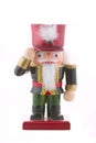 Nutcracker toy soldier isolated