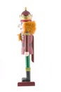 Nutcracker toy soldier isolated