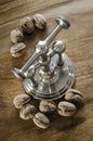 Nutcracker walnuts Royalty Free Stock Photo