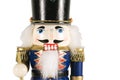 Nutcracker on white Royalty Free Stock Photo