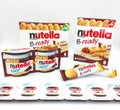 NUTELLA B-ready snack with the Italian chocolate cream produced by Ferrero