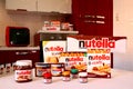 NUTELLA Hazelnut Spread with Cocoa. Nutella is a brand of products made in Italy by Ferrero