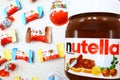 Nutella, Kinder Surprise and Kinder mini Chocolates made in Italy by Ferrero