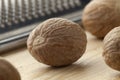 Nutmeg kernel Royalty Free Stock Photo