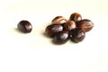 Nutmeg seeds Royalty Free Stock Photo