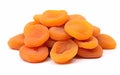 Nutrient nRich Apricot Isolation on White Background Royalty Free Stock Photo