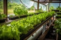 nutrient solutions and ph meters on a hydroponic farm