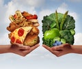 Nutrition Choice Royalty Free Stock Photo